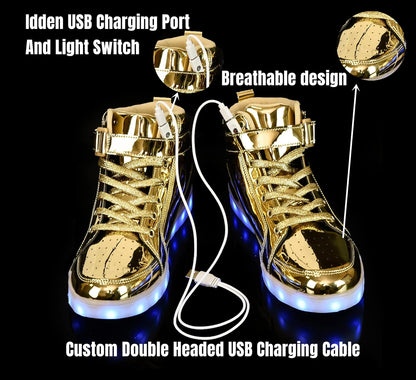 LED Sneakers met Verlichting Oplaadbaar voor Dames en Heren