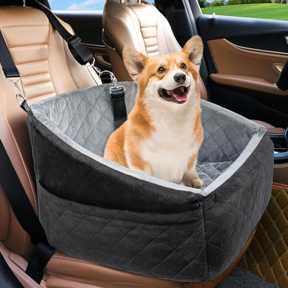 Hondenzitje Auto met Gordel en Opbergvak