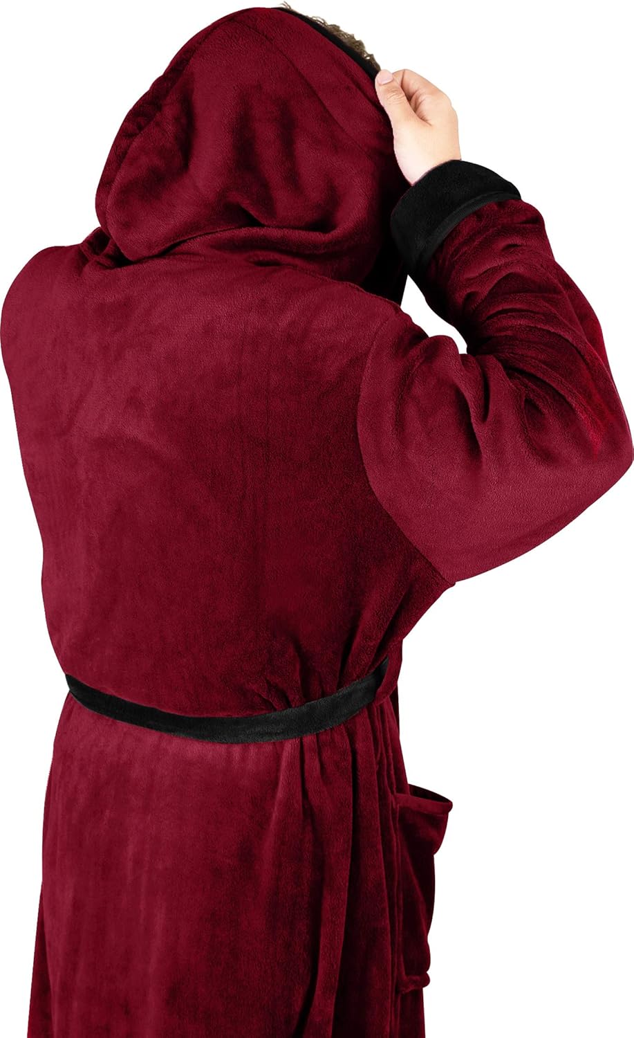 Heren Fleece Badjas Zacht en Warm