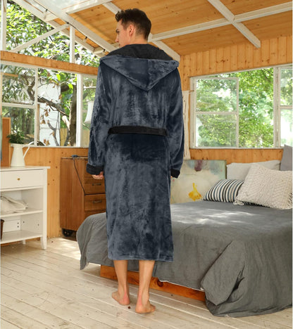 Heren Badjas Luxe Zacht Robbie
