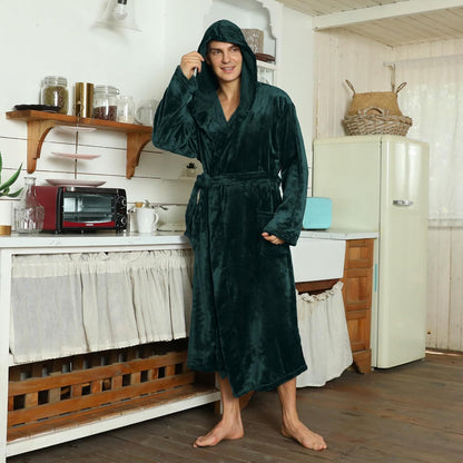 Heren Badjas Luxe Zacht Robbie