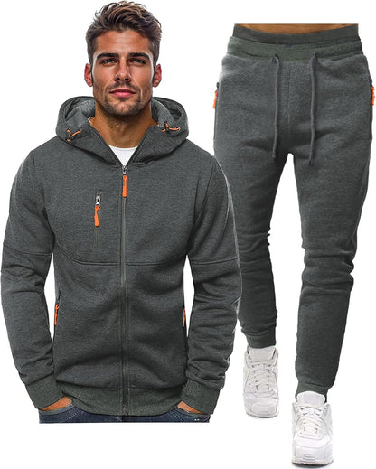 Heren Trainingspak Comfortabel Sport Broek en Jacket