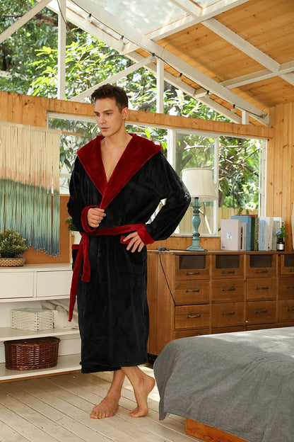 Heren Badjas Luxe Zacht Robbie