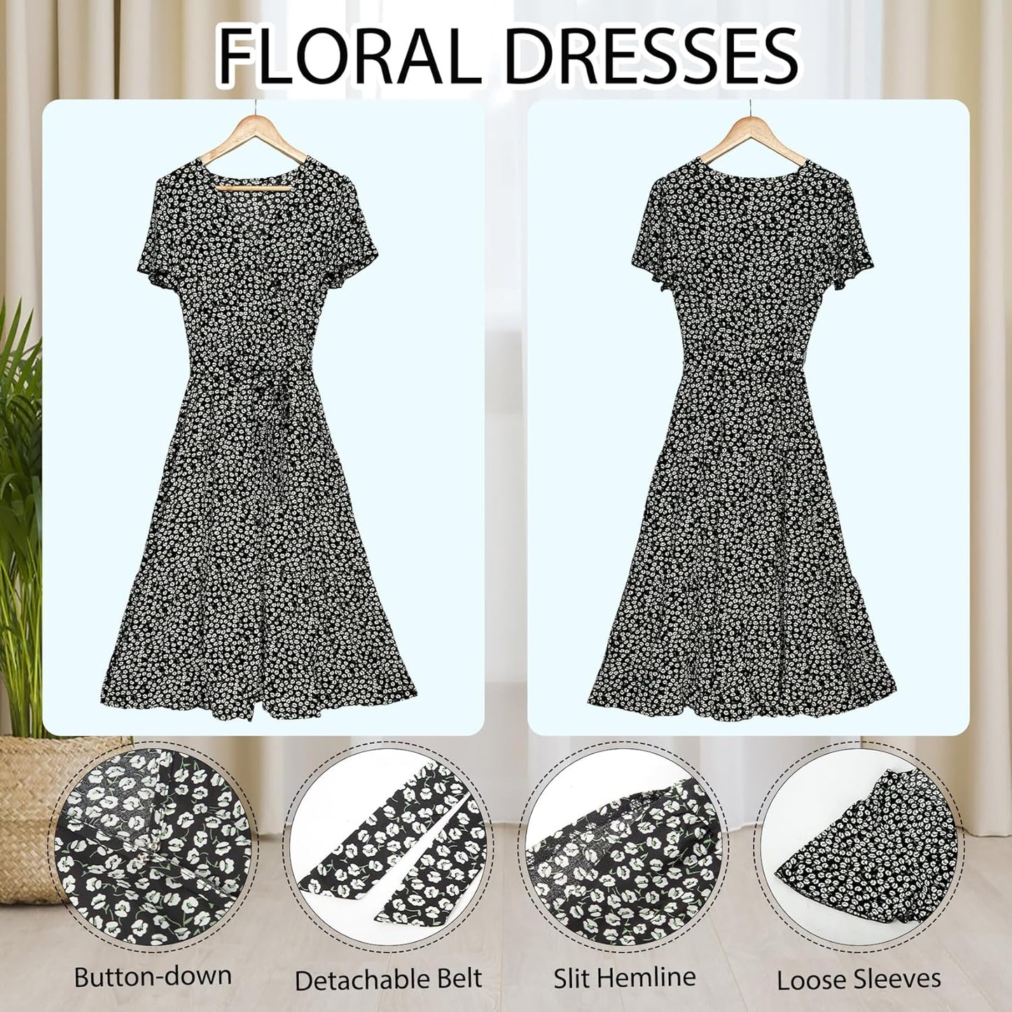 BloomMaxi Zomerjurk met Bloemenprint voor Dames