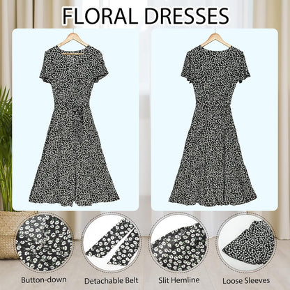BloomMaxi Zomerjurk met Bloemenprint voor Dames