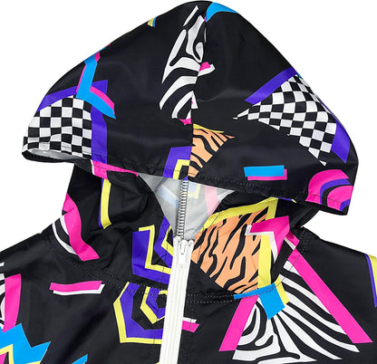 Dames Jumpsuit Windbreaker Retro Stijl