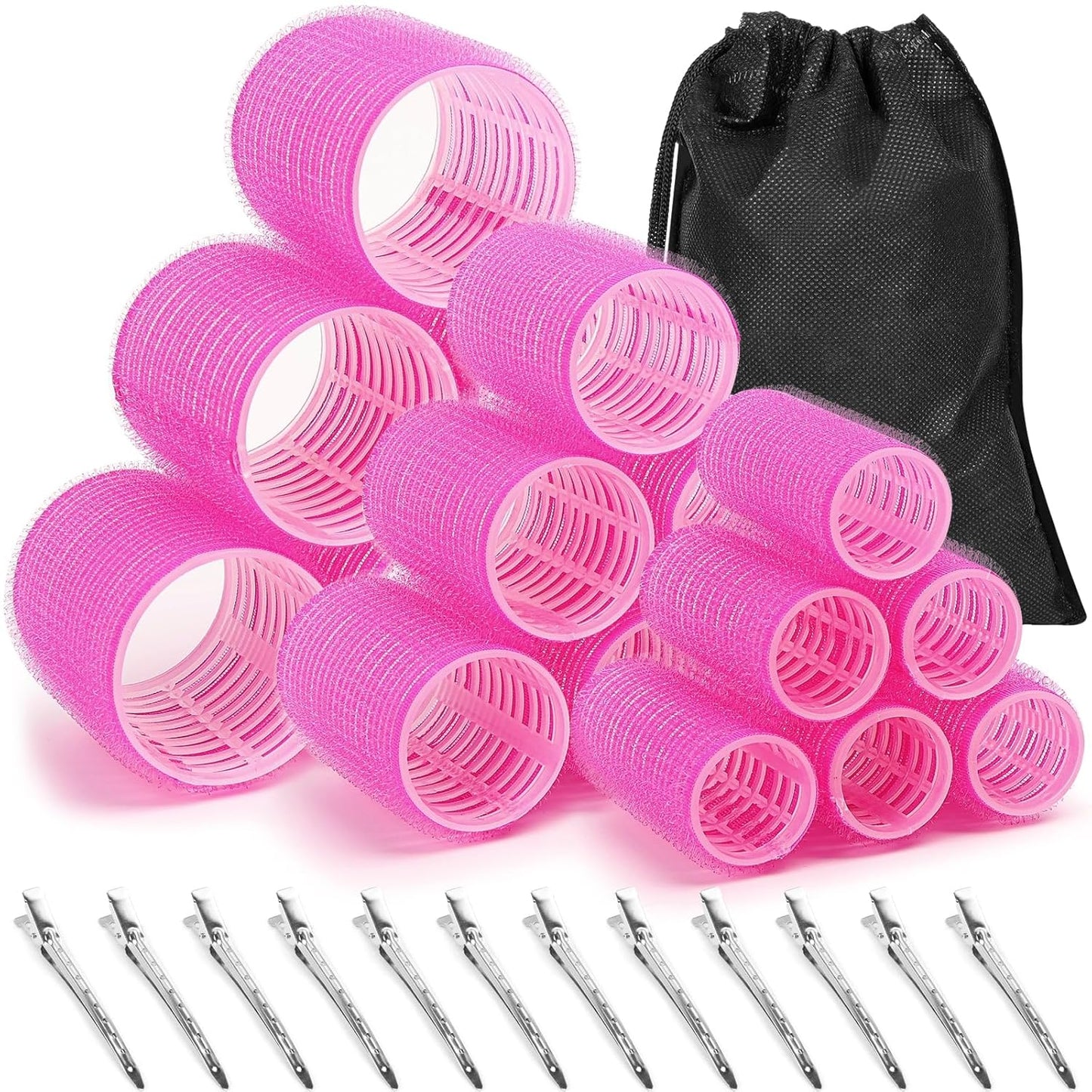 Haarrollen Set Zelfklevend Multikleurig voor Krullen