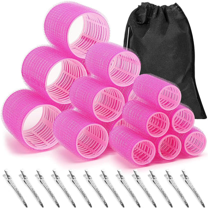 Haarrollen Set Zelfklevend Multikleurig voor Krullen