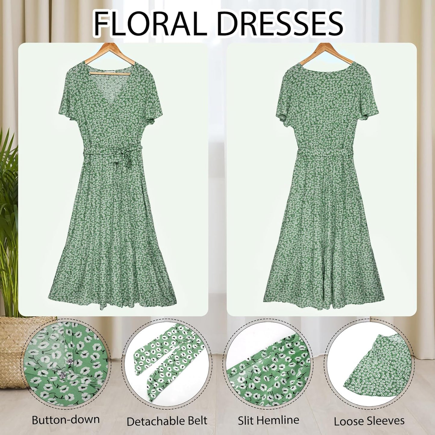 BloomMaxi Zomerjurk met Bloemenprint voor Dames