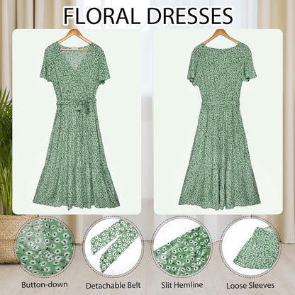 BloomMaxi Zomerjurk met Bloemenprint voor Dames