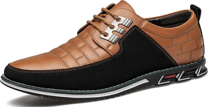Leren Herenschoenen Stijlvol zwart Comfortabel