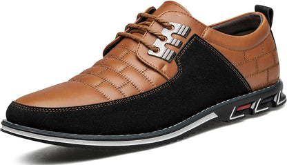 Leren Herenschoenen Stijlvol zwart Comfortabel