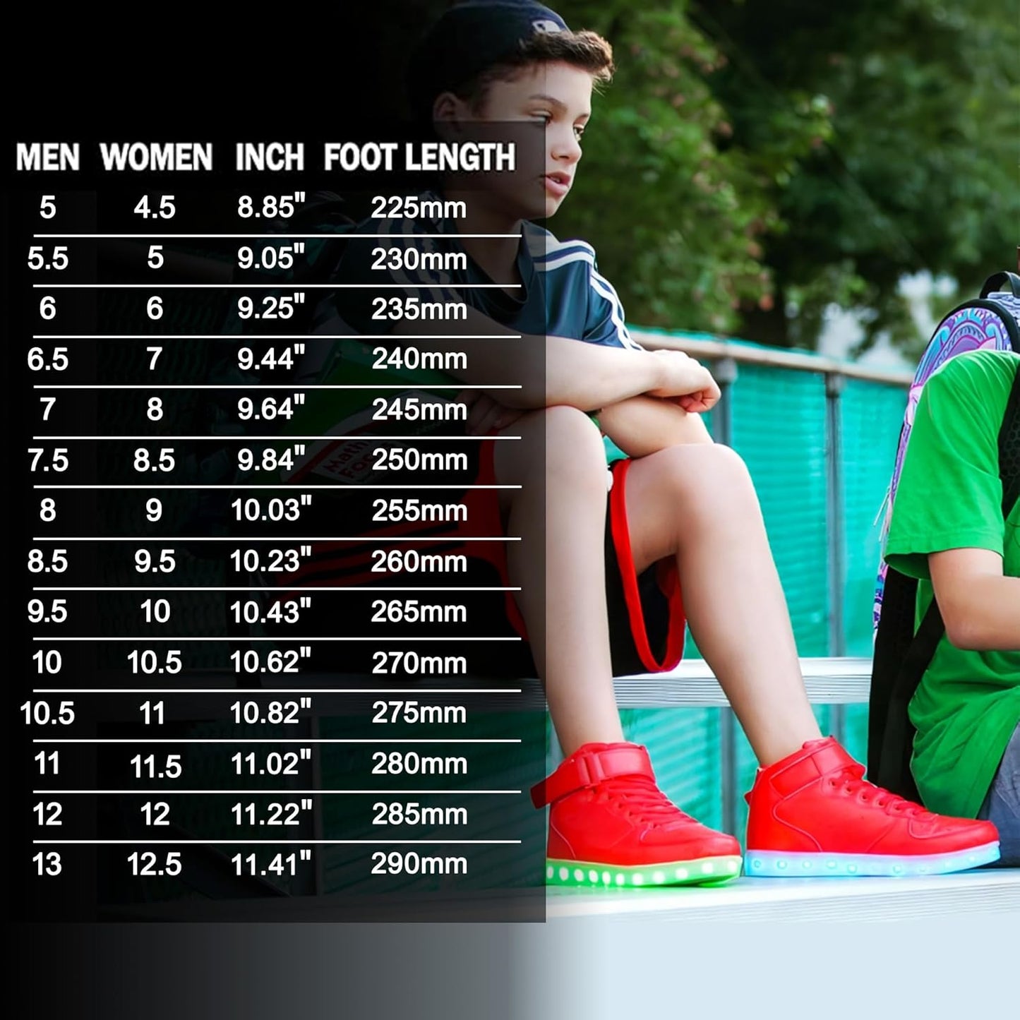 LED Sneakers met Verlichting Oplaadbaar voor Dames en Heren