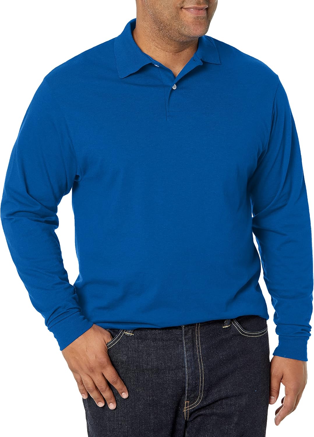 Heren Polo Lange Mouw Klassiek Casuel - Mode Vibes