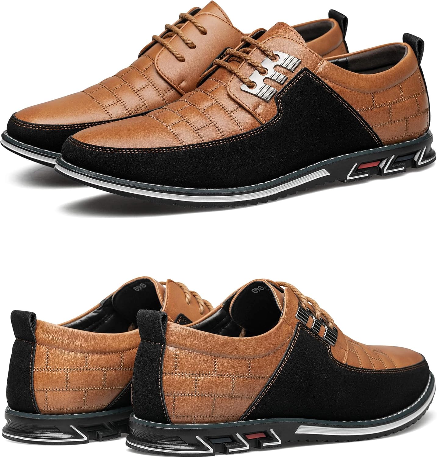 Leren Herenschoenen Stijlvol zwart Comfortabel