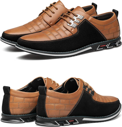 Leren Herenschoenen Stijlvol zwart Comfortabel