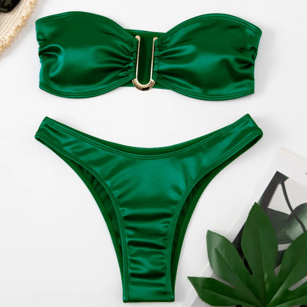 Strapless Bikini Trendy Zomer Badpak voor Vrouw