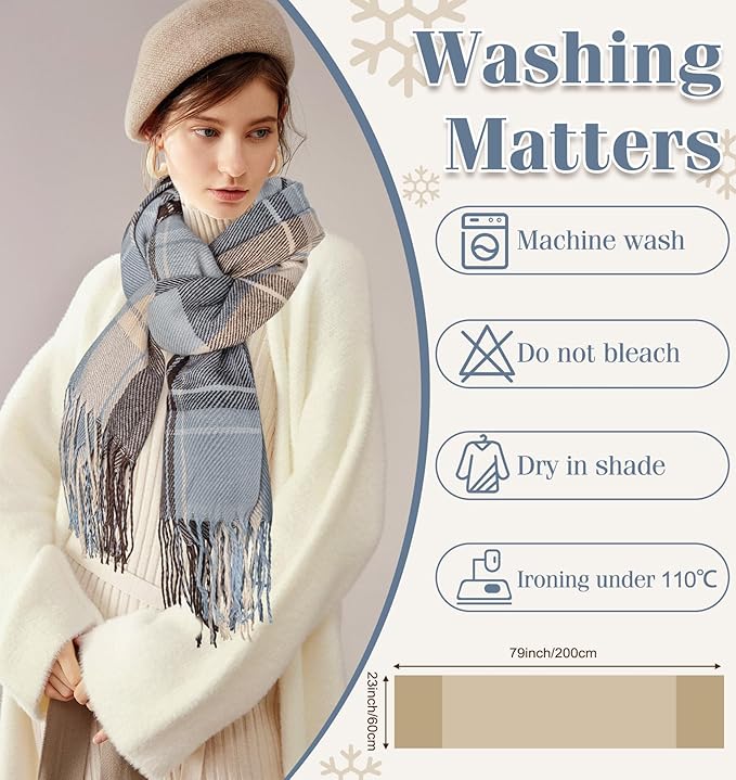 Brede Winter Sjaal Plaid Warm en Zacht