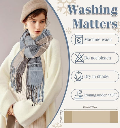 Brede Winter Sjaal Plaid Warm en Zacht