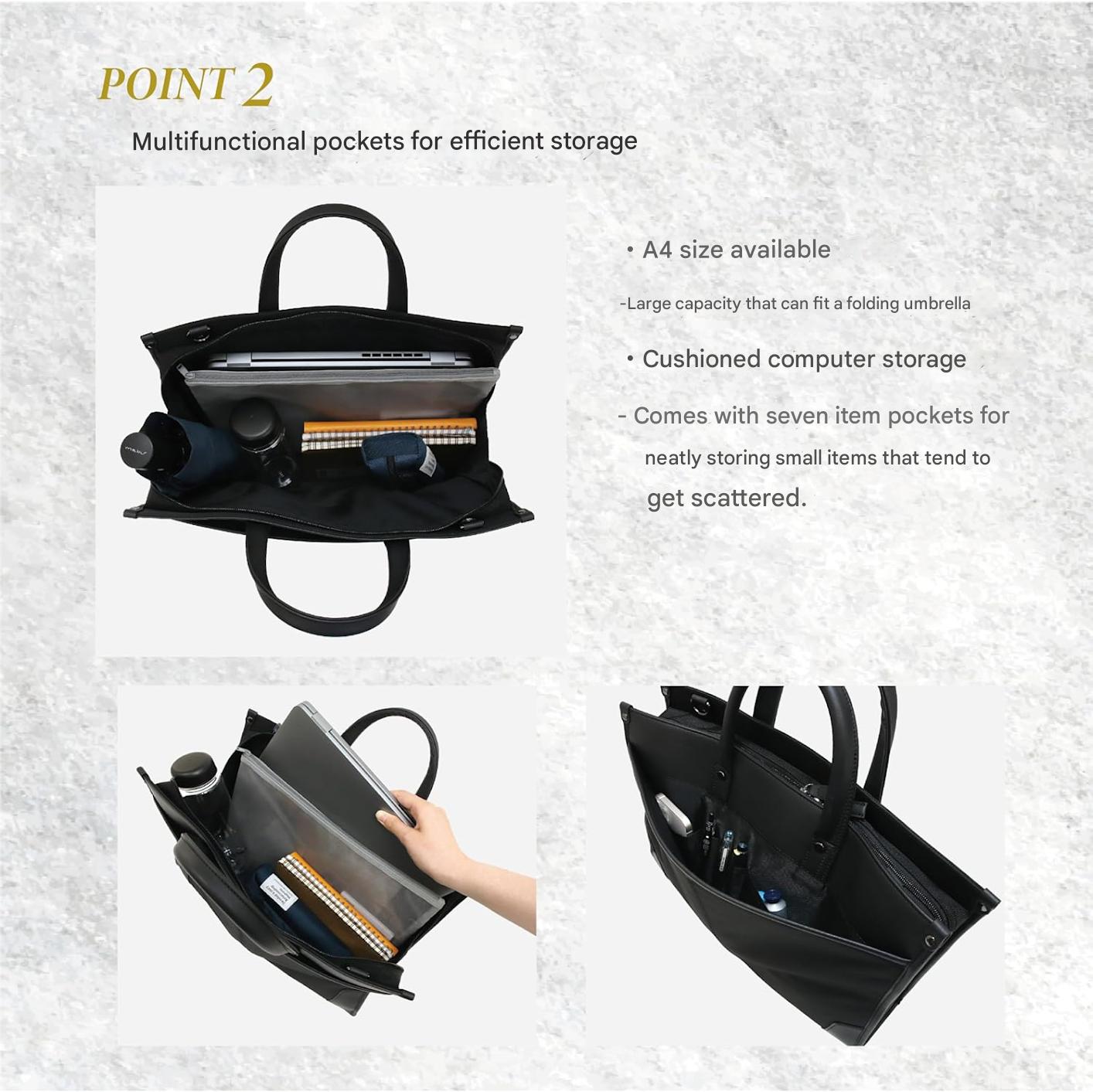 Zakenlaptop 2-Weg Met Opbergruimte voor Laptop en Accessoires