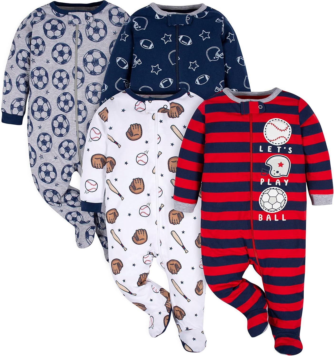 Baby Slaappakje Jongens Met Voetjes Warm en Zacht