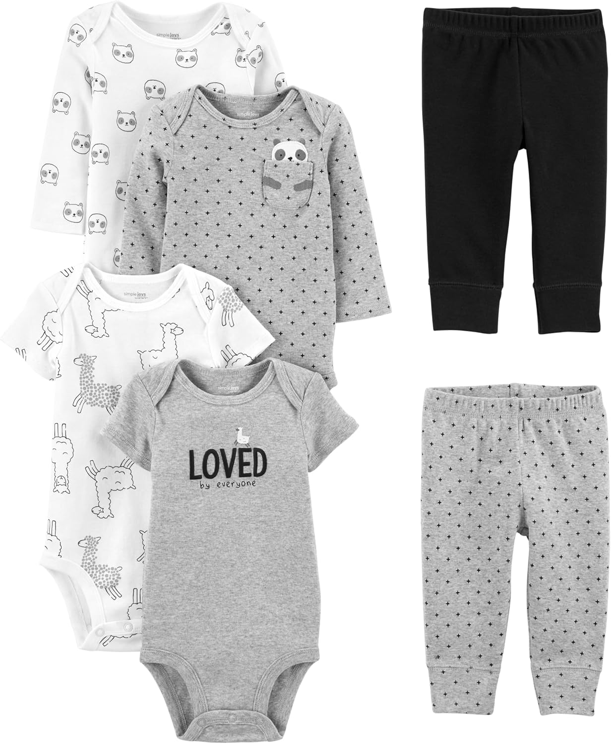 Baby Kledingset 6-delig Uniseks Setje - Mode Vibes