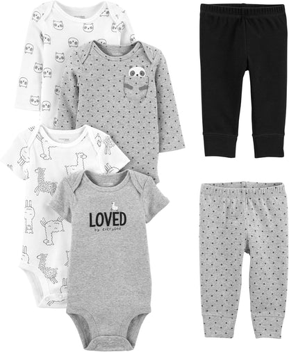 Baby Kledingset 6-delig Uniseks Setje - Mode Vibes