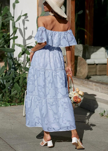 Zonnegloed's Zomerse Bloemen Maxi Jurk voor Dames