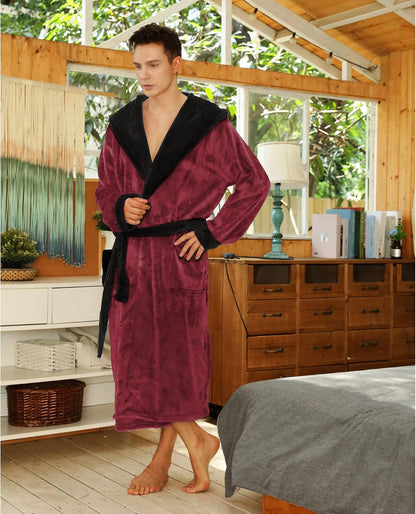 Heren Badjas Luxe Zacht Robbie