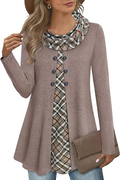 Dames Sweatshirt Colorblock Pullover Zacht en Stijlvol