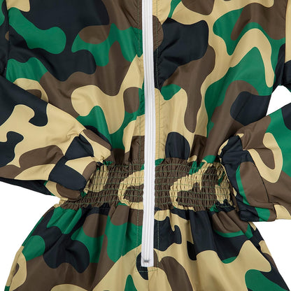 Dames Jumpsuit Windbreaker Retro Stijl