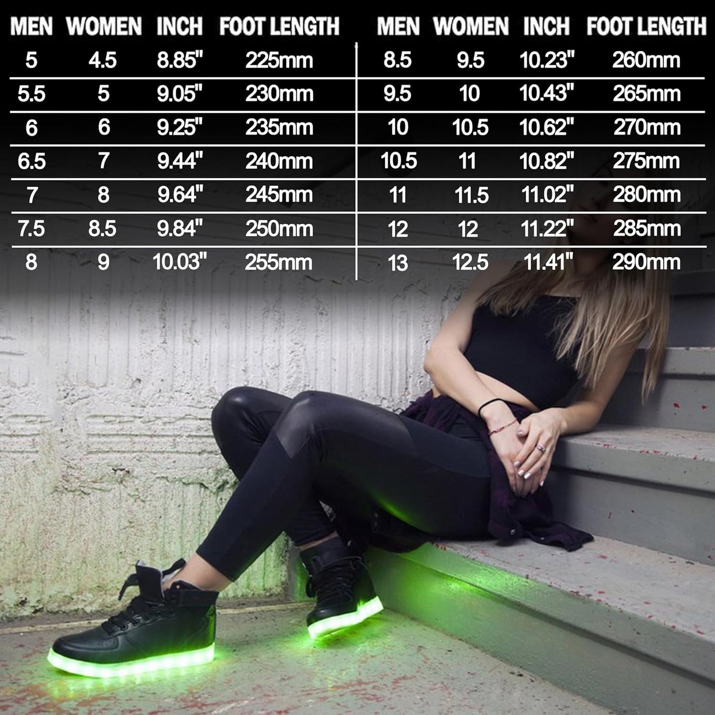LED Sneakers met Verlichting Oplaadbaar voor Dames en Heren