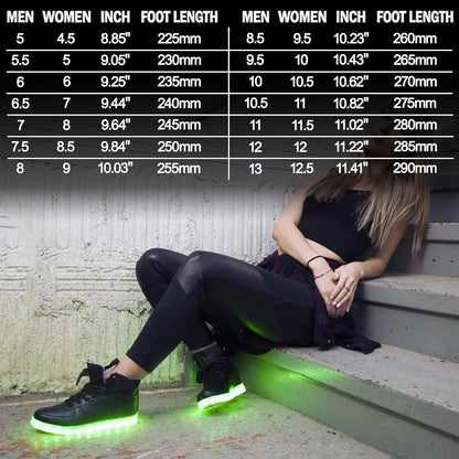LED Sneakers met Verlichting Oplaadbaar voor Dames en Heren