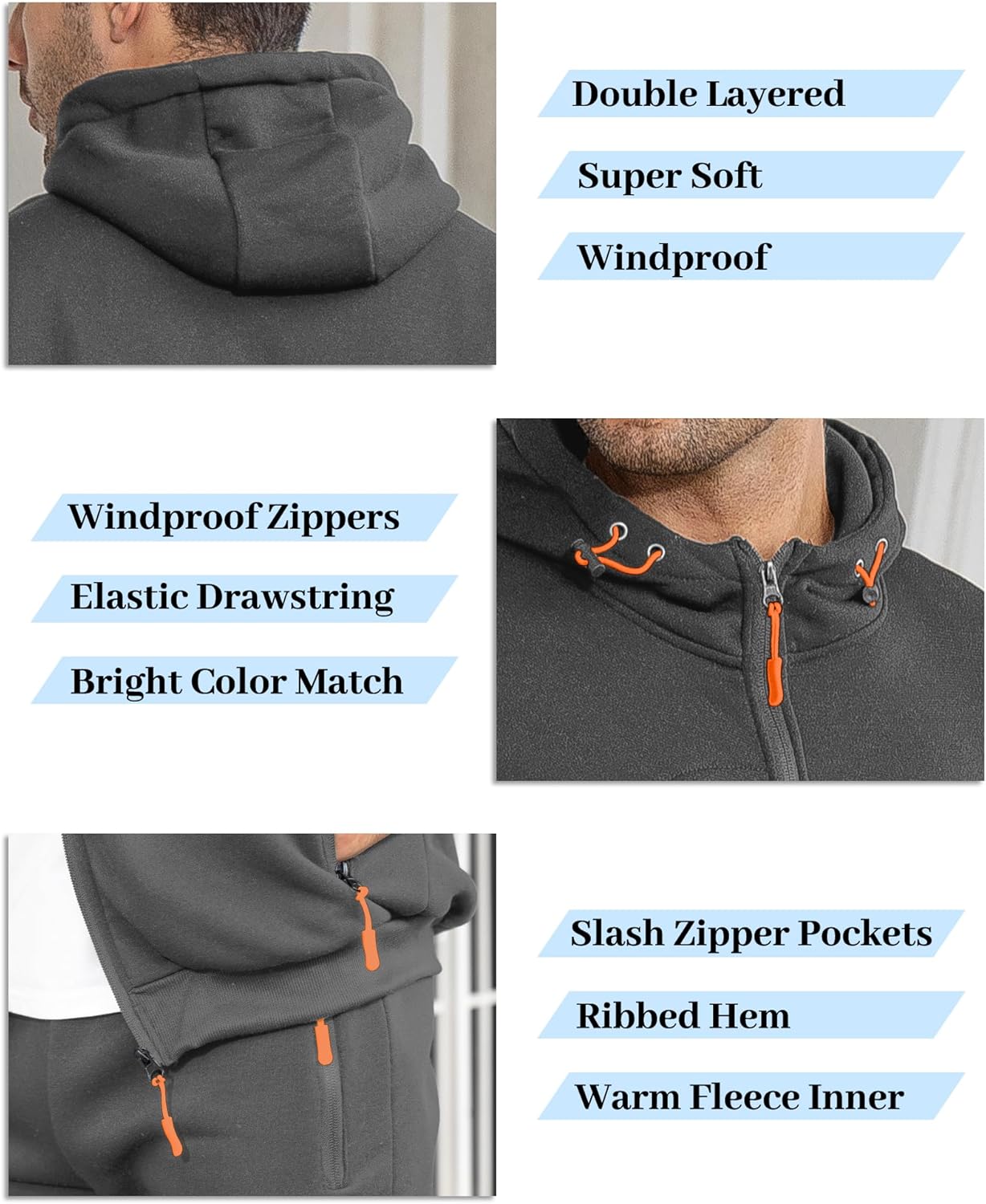 Heren Trainingspak Comfortabel Sport Broek en Jacket