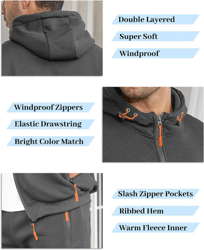 Heren Trainingspak Comfortabel Sport Broek en Jacket
