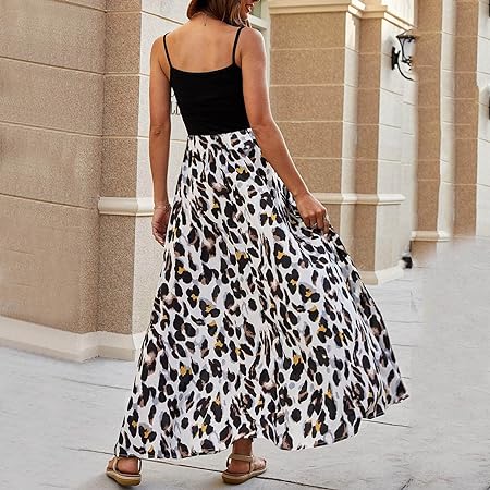 Jurk met Spaghettibandjes Luipaardprint Vrouwenjurk Zomerjurk