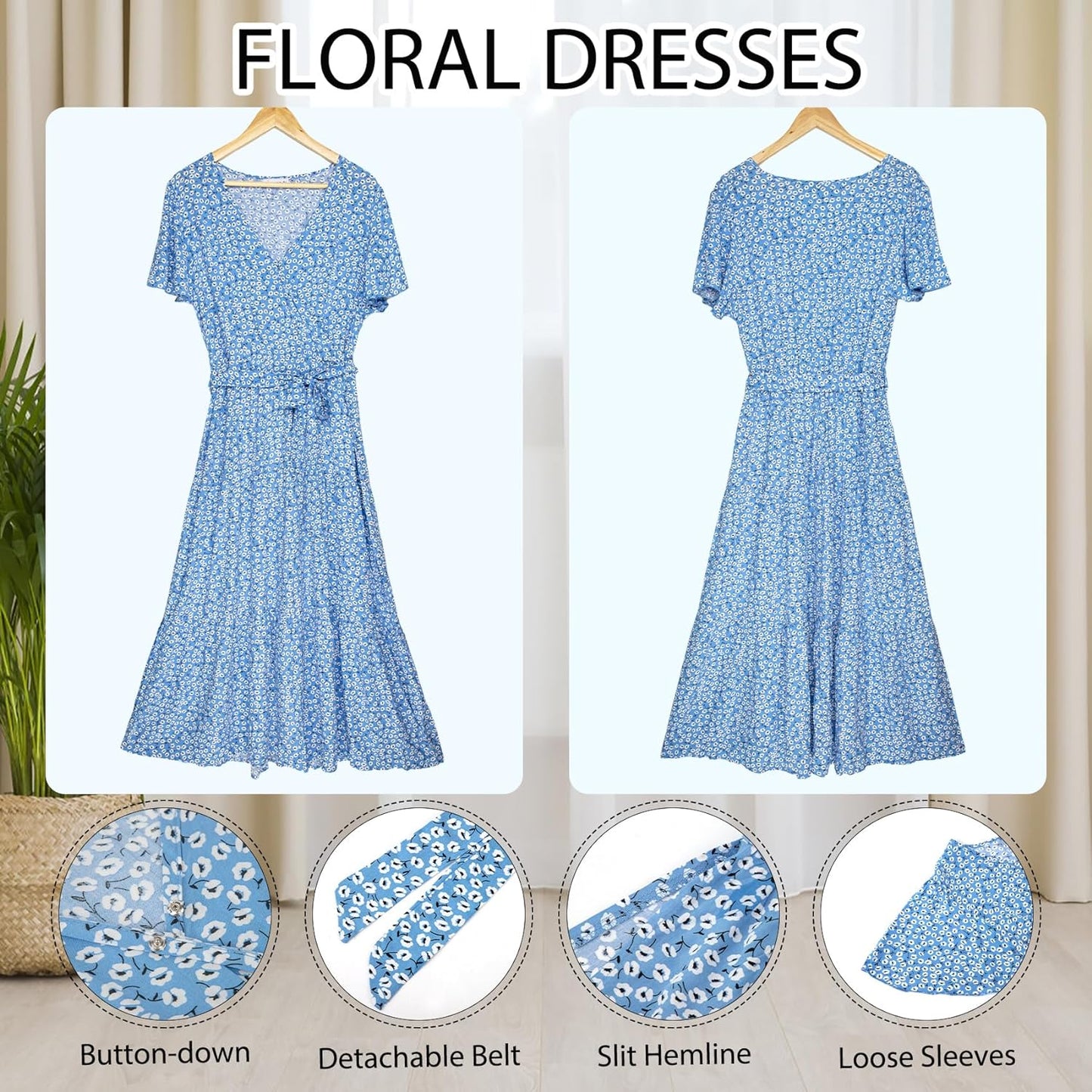 BloomMaxi Zomerjurk met Bloemenprint voor Dames