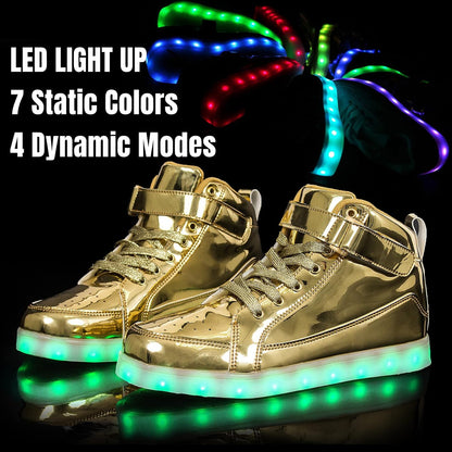LED Sneakers met Verlichting Oplaadbaar voor Dames en Heren
