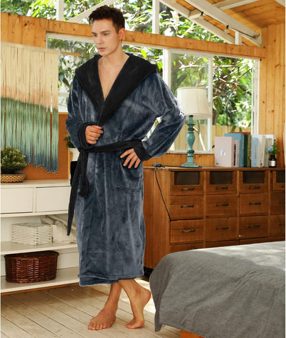 Heren Badjas Luxe Zacht Robbie
