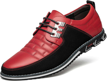 Leren Herenschoenen Stijlvol zwart Comfortabel