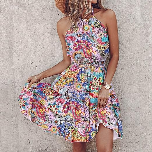 Mouwloze Zomerjurk voor Vrouw Casual Stijl