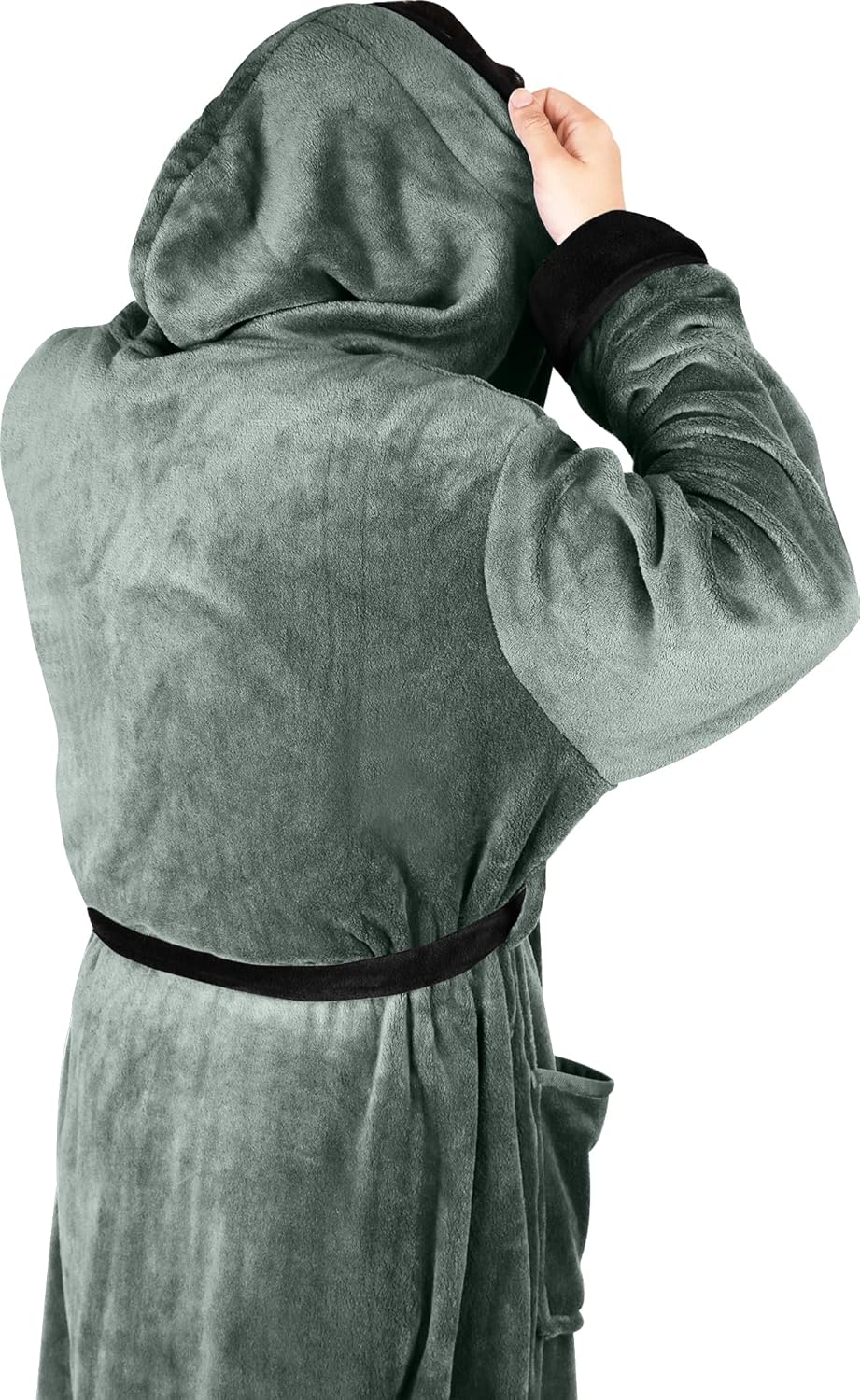 Heren Fleece Badjas Zacht en Warm