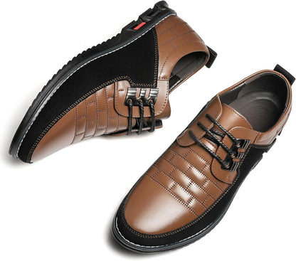 Leren Herenschoenen Stijlvol zwart Comfortabel