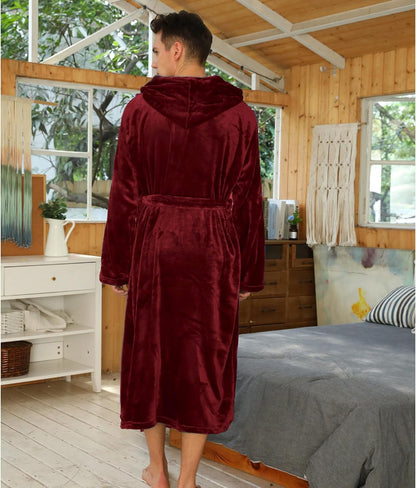 Heren Badjas Luxe Zacht Robbie