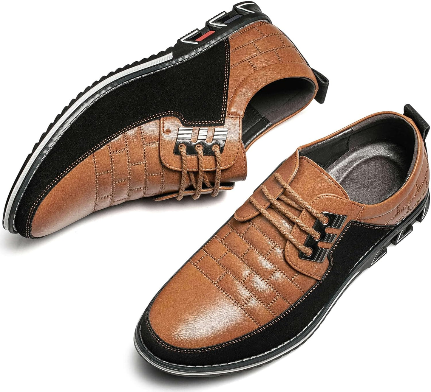 Leren Herenschoenen Stijlvol zwart Comfortabel