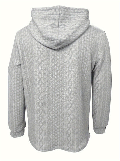 Heren Hoodie Milo - Zwart Moderne Stijl