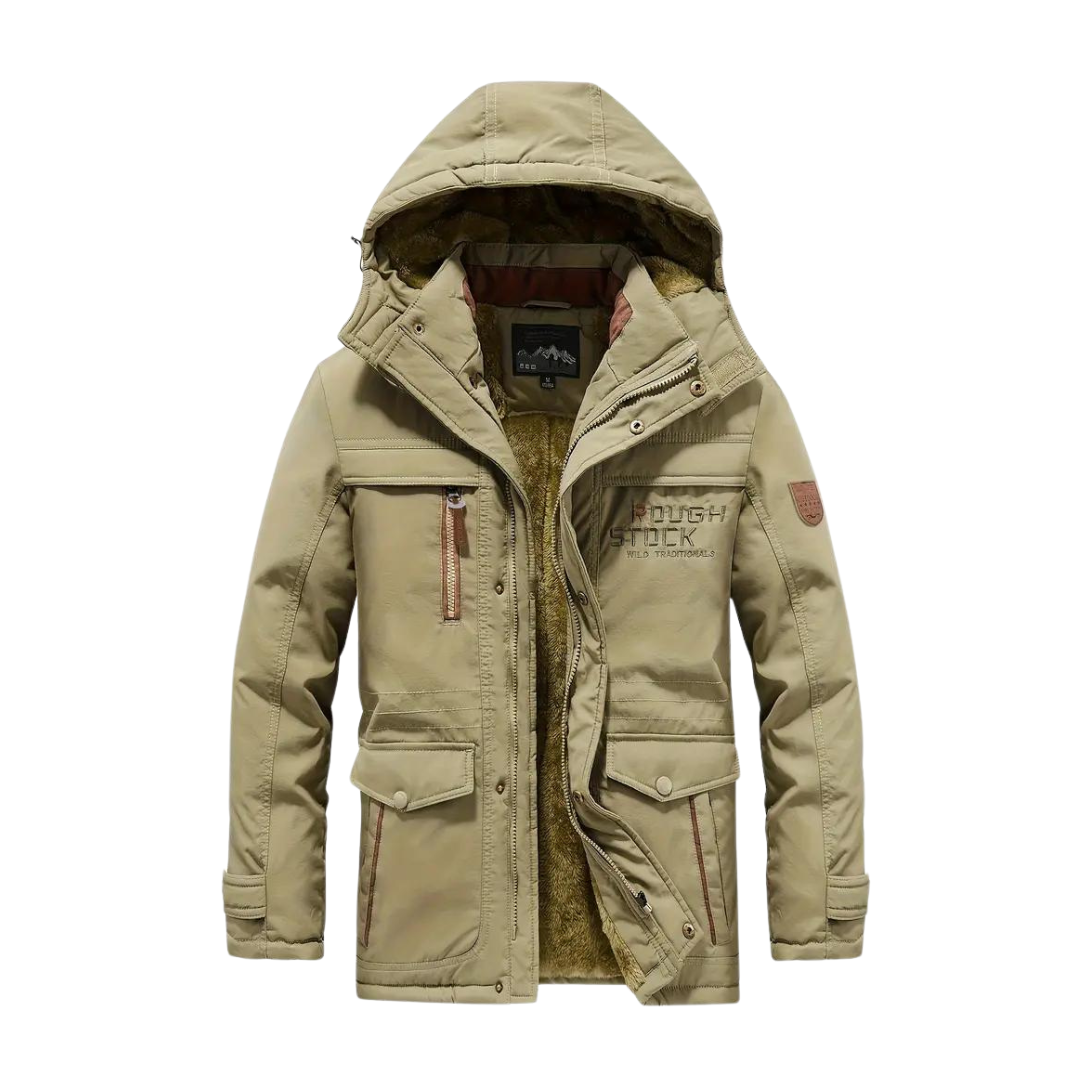 Waterdichte Heren Outdoorjas met Voering Warm en Winddicht