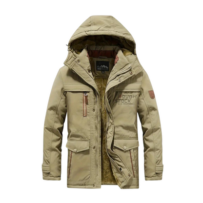Waterdichte Heren Outdoorjas met Voering Warm en Winddicht
