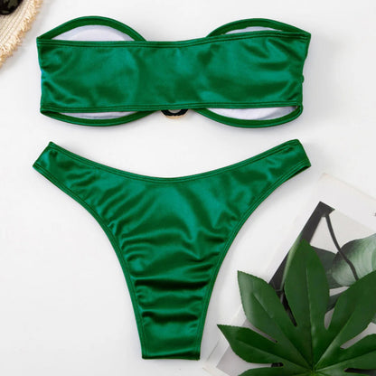 Strapless Bikini Trendy Zomer Badpak voor Vrouw