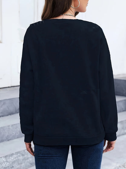 Vrouwelijk Sweatshirt met Verenprint Marisa Casual Stijl